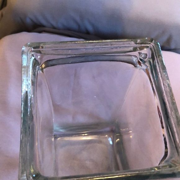 Crystal Lead square vase - Picture 2 of 4